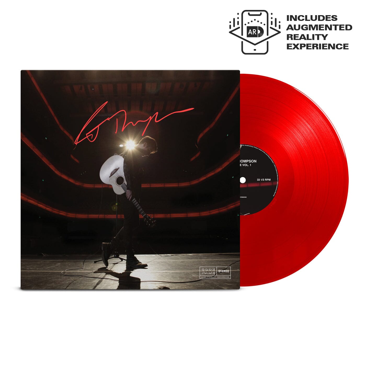 Live Vol. 1 - 12" Vinyl (Transparent Red Limited Edition) | RJ Thompson | Official Website & Store
