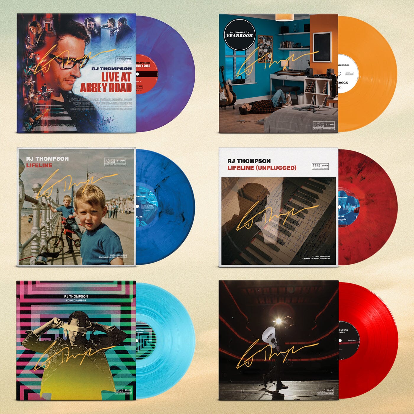 The Vinyl Collector Bundle - Signed | RJ Thompson