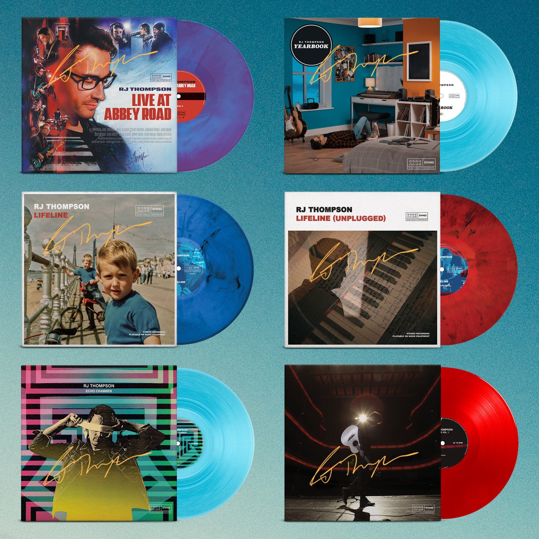 The Complete 6-LP Collection (Special Signed Bundle) | RJ Thompson