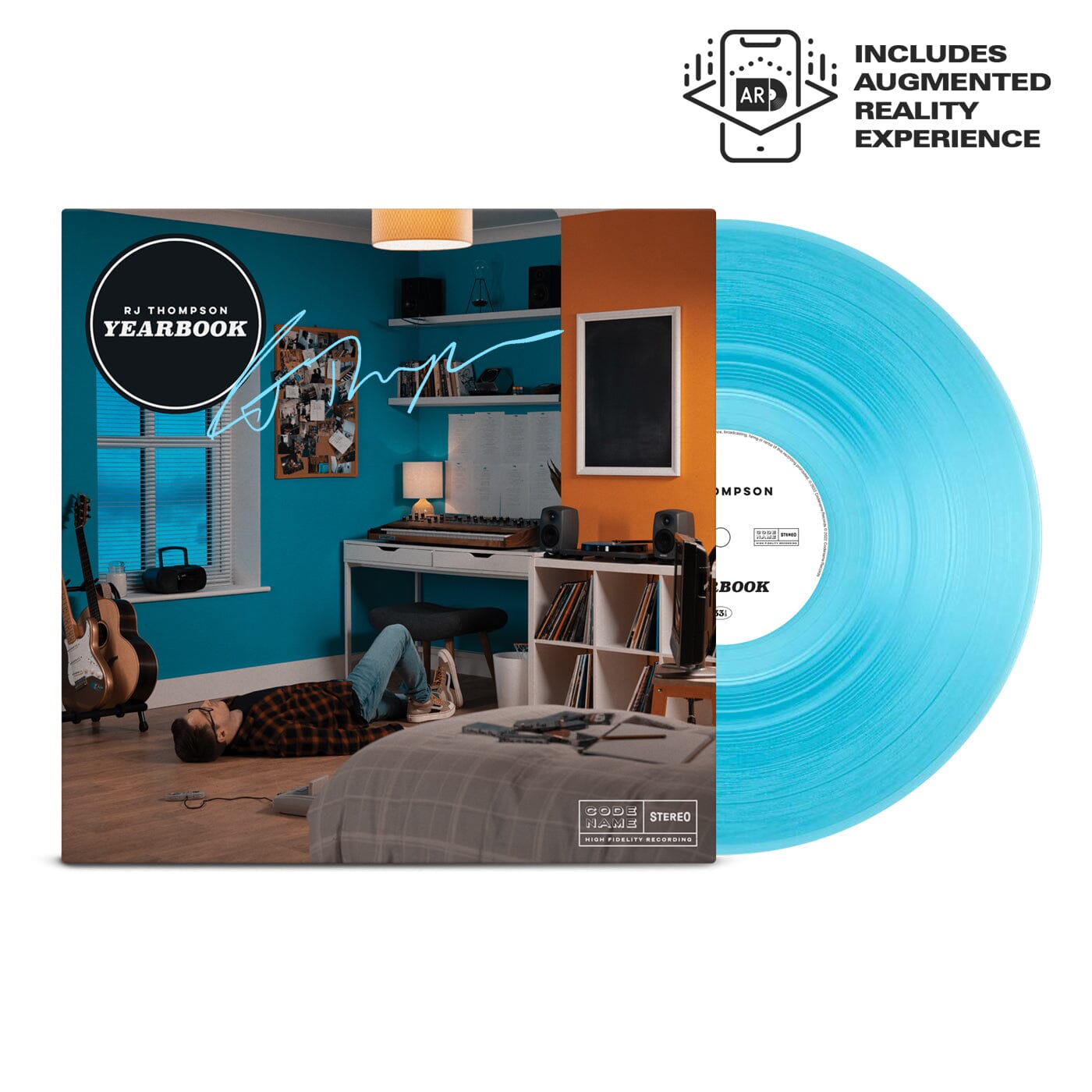 [SIGNED] Yearbook - Limited Edition LP (Special Offer - Blue) | RJ Thompson