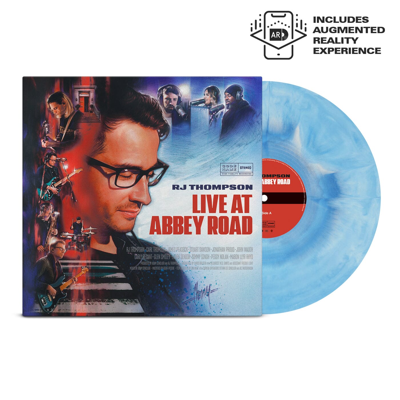 Live at Abbey Road - Limited Edition LP (Blue) | RJ Thompson