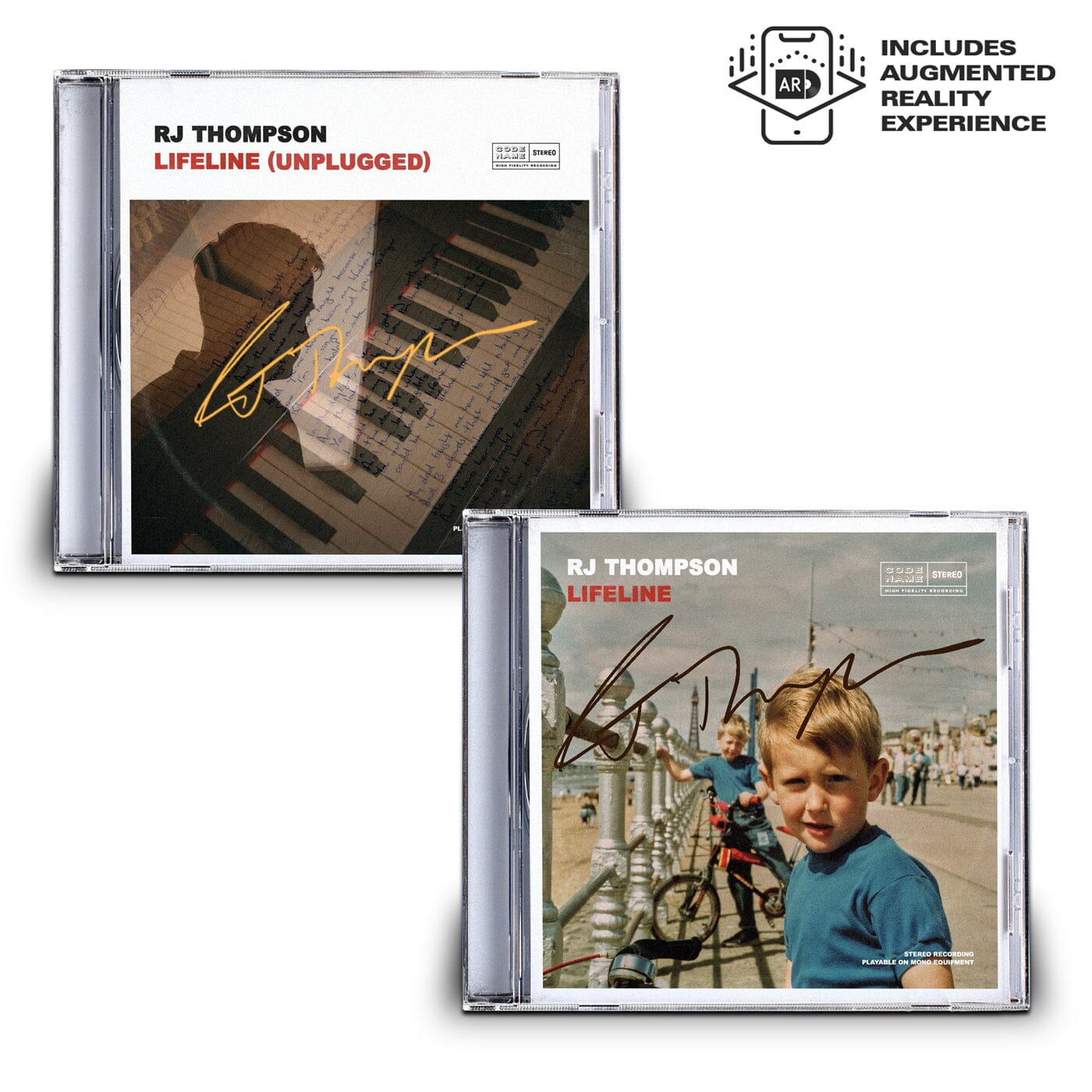 [SIGNED] Lifeline + Lifeline Unplugged CD Bundle | RJ Thompson