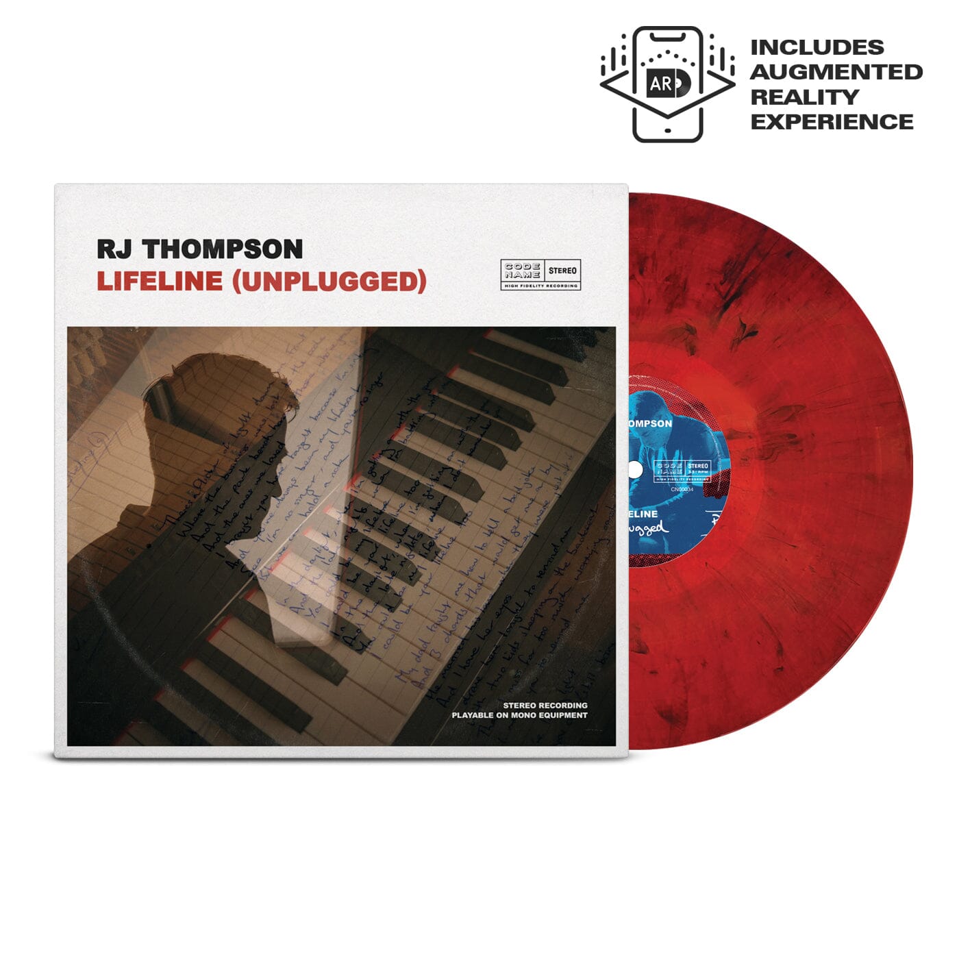 Lifeline (Unplugged) - Limited Edition 12" Red Marble Vinyl | RJ Thompson | Official Website & Store